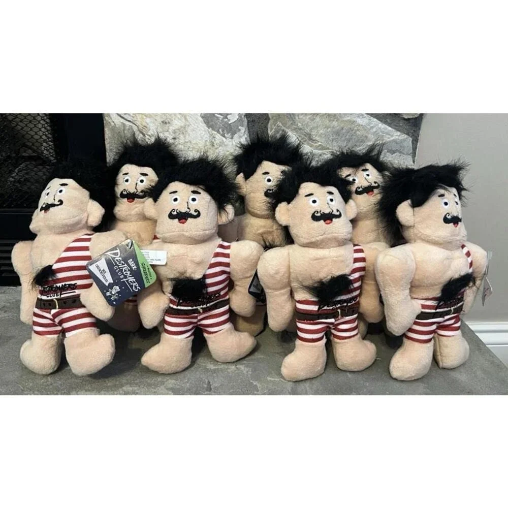 BARK Destroyers Club Mr Chewniverse‎ Pirate Strongman Dog Toy w/ Tag